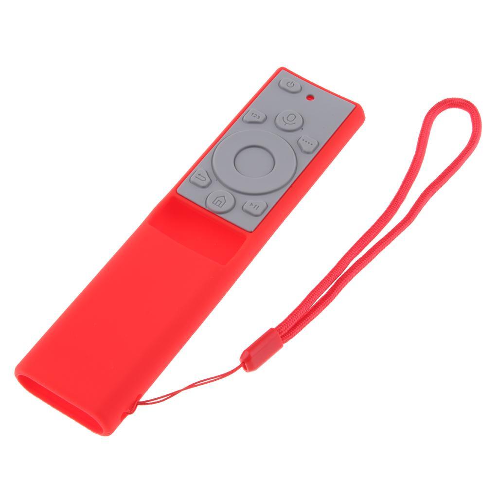 Silicone Rubber Case Cover For TV Samsung BN59-01265A Red + Gray