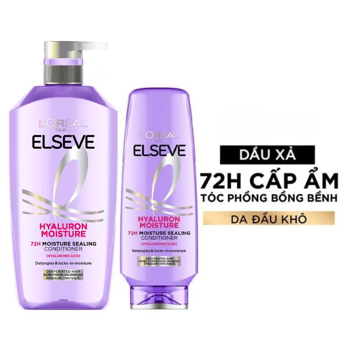 Dầu Xả L'Oreal Tóc Phồng Bồng Bềnh Cho Da Đầu Khô