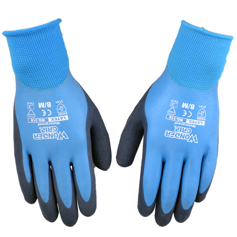 Găng tay cao cấp Wonder chống thấm màu xanh dương