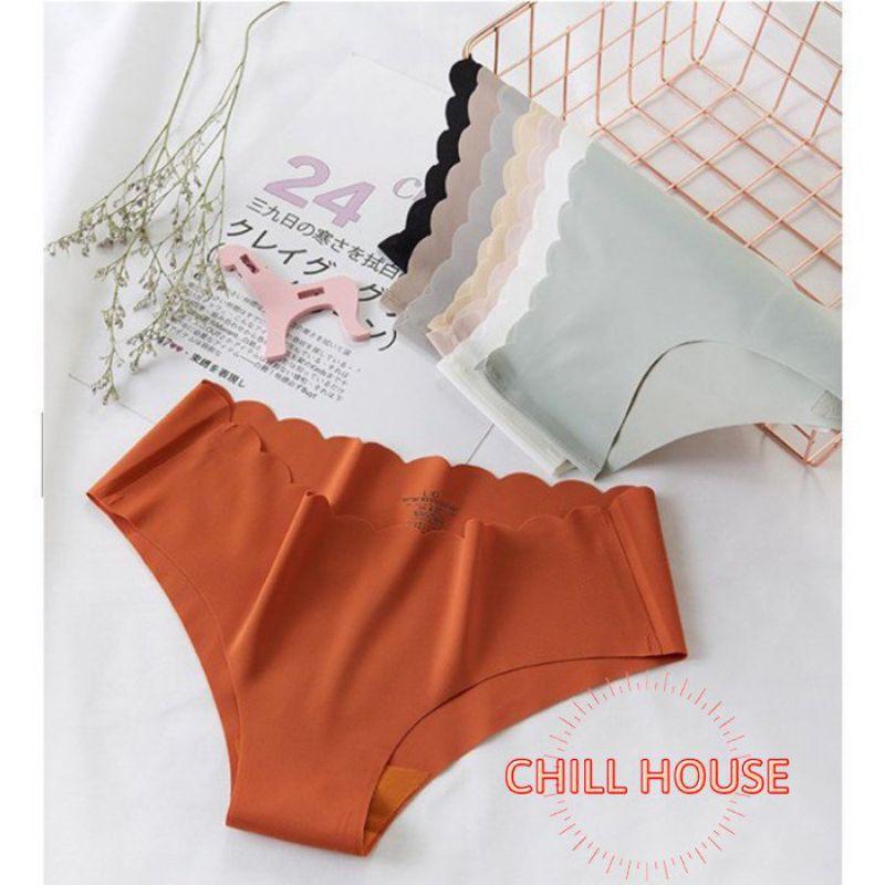 Quần lót đúc su không đường may cạp viền sóng siêu đẹp 033 - CHILLHOUSE