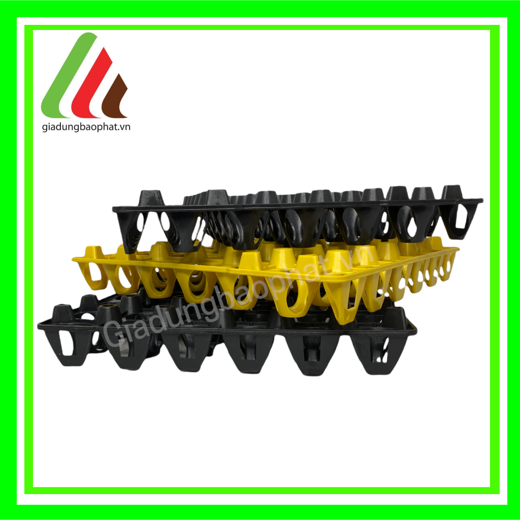 Vỉ trứng nhựa dày dặn chính hãng An Thiên kích thước 31*31cm - vỉ 30 trứng - vỉ trứng trang trại - vỉ trứng đại lý