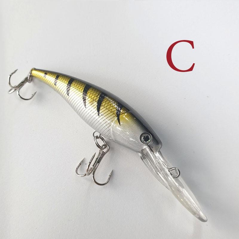 Mồi câu lure 9cm 7g mồi lure cá lóc, cá chẽm, rô phi mua 5 con tặng hộp đựng M11