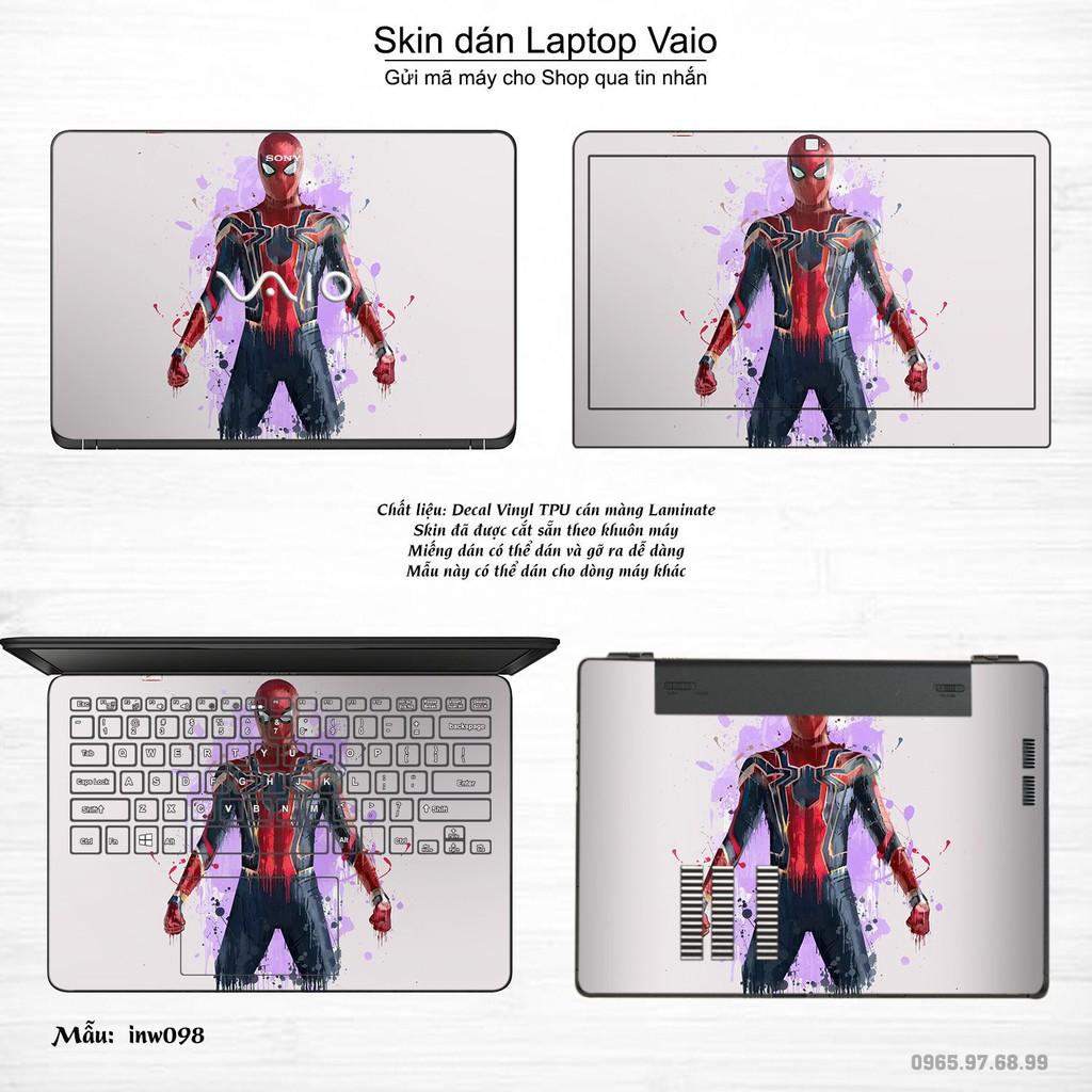 Skin dán Laptop Sony Vaio in hình Inifinity War (inbox mã máy cho Shop)