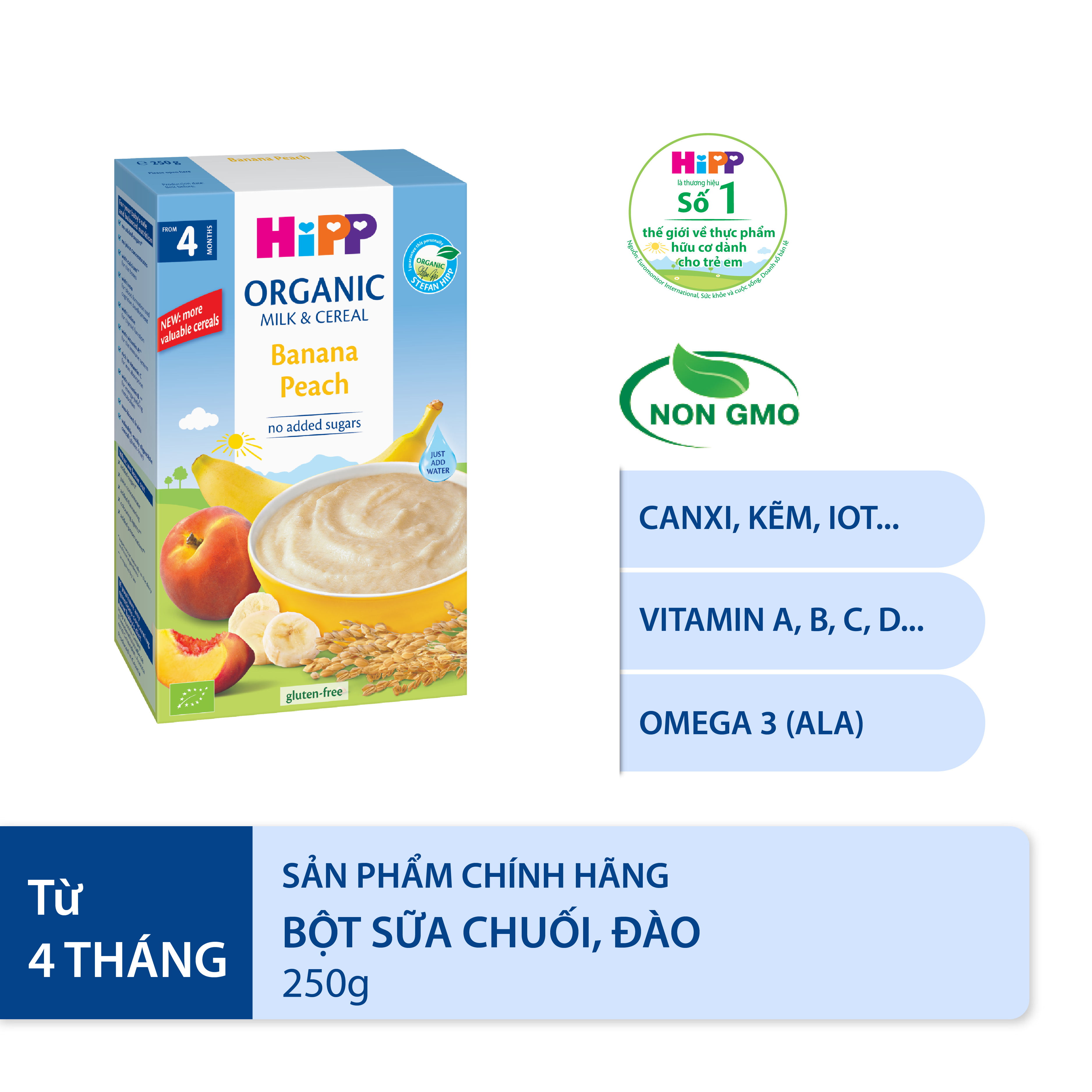 Combo ăn dặm HiPP Organic số 10: Giúp bé tăng cân dễ dàng