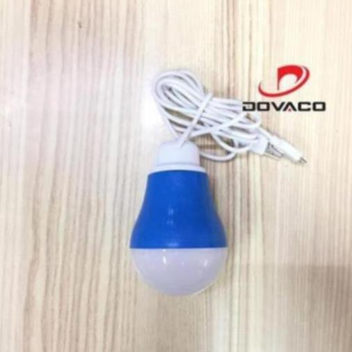 Bóng đèn Led cắm USB dây dài 1.2m có công tắc, có đầu cắm sạc điện thoại