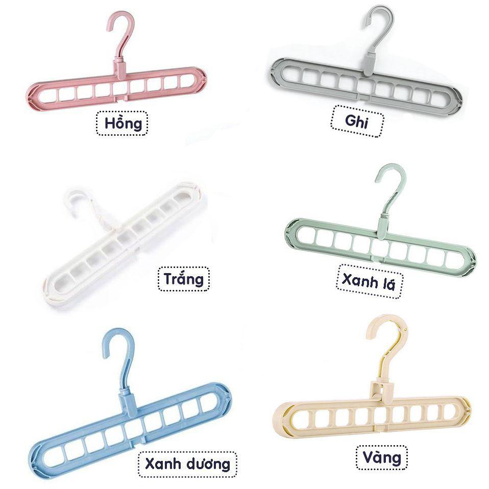 Móc phơi quần áo đa năng 9 lỗ