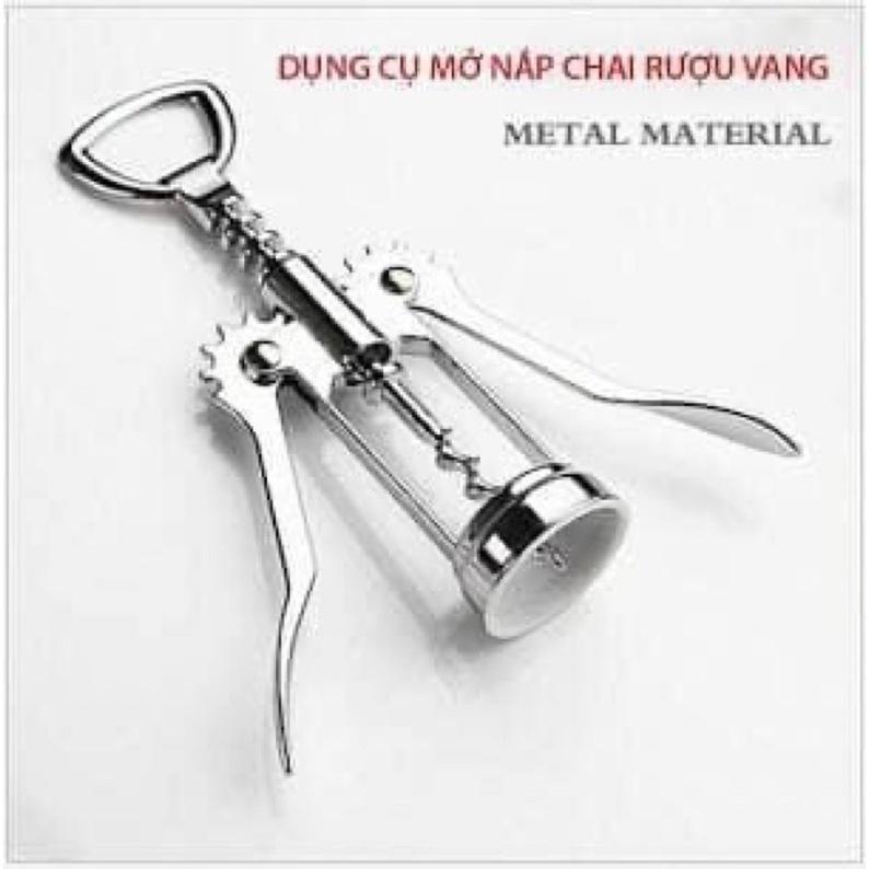 Dụng cụ mở nắp chai rượu vang inox đa năng