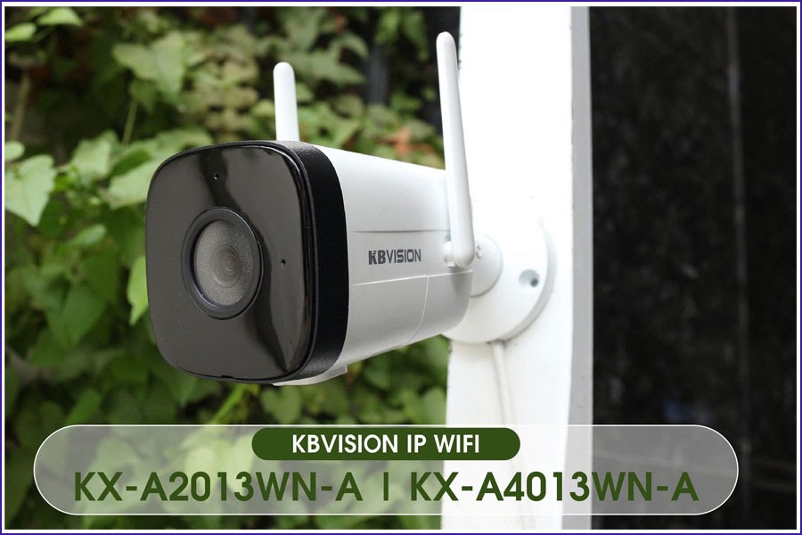 Camera IP WIFI độ phân giải KX-A4013WN-A (4MP) Và KX-A2013WN-A (2.0MP) - Hàng chính hãng