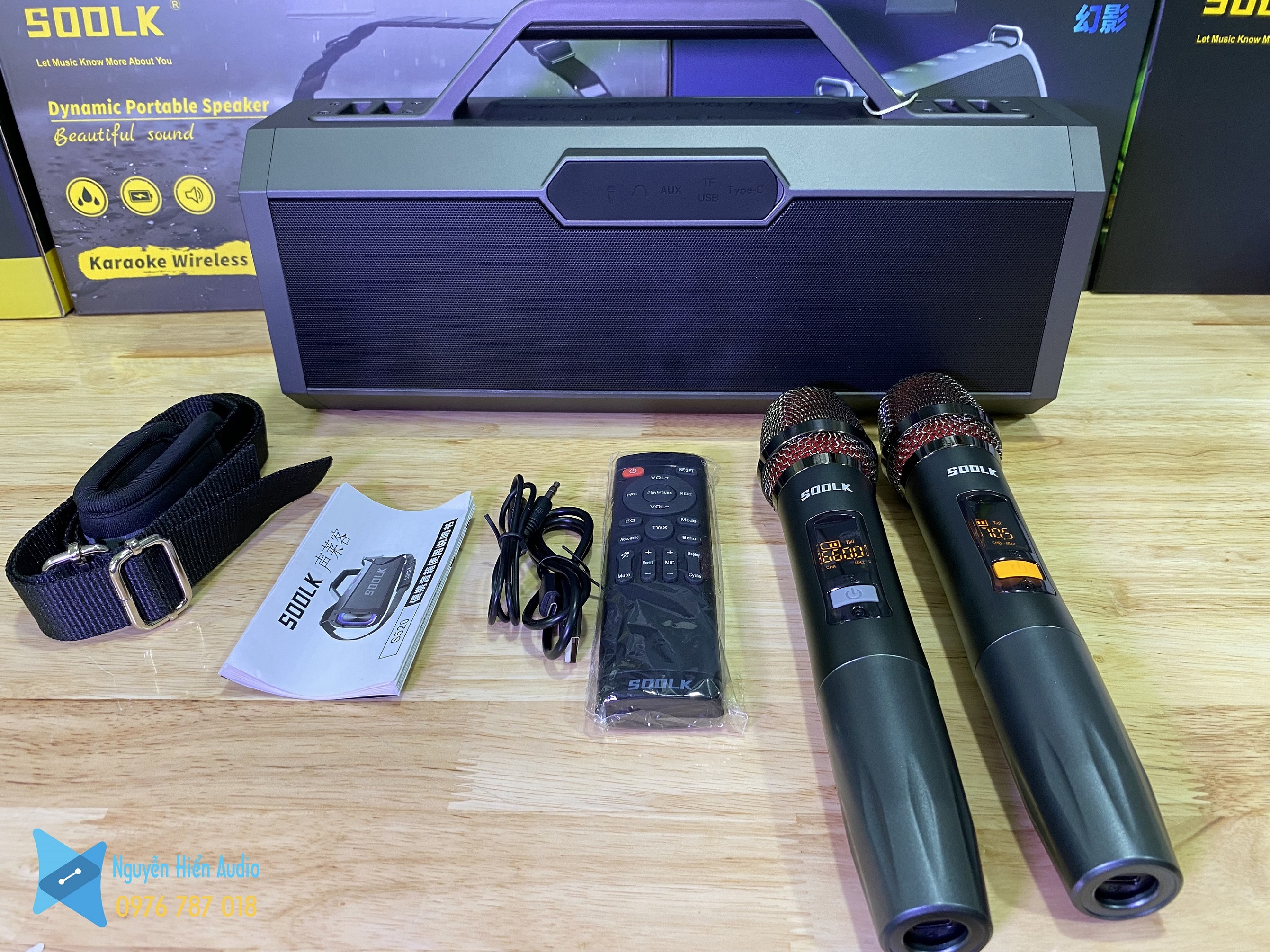 Loa Bluetooth SODLK S520 Nghe nhạc, giải trí karaoke chuyên nghiệp,150W