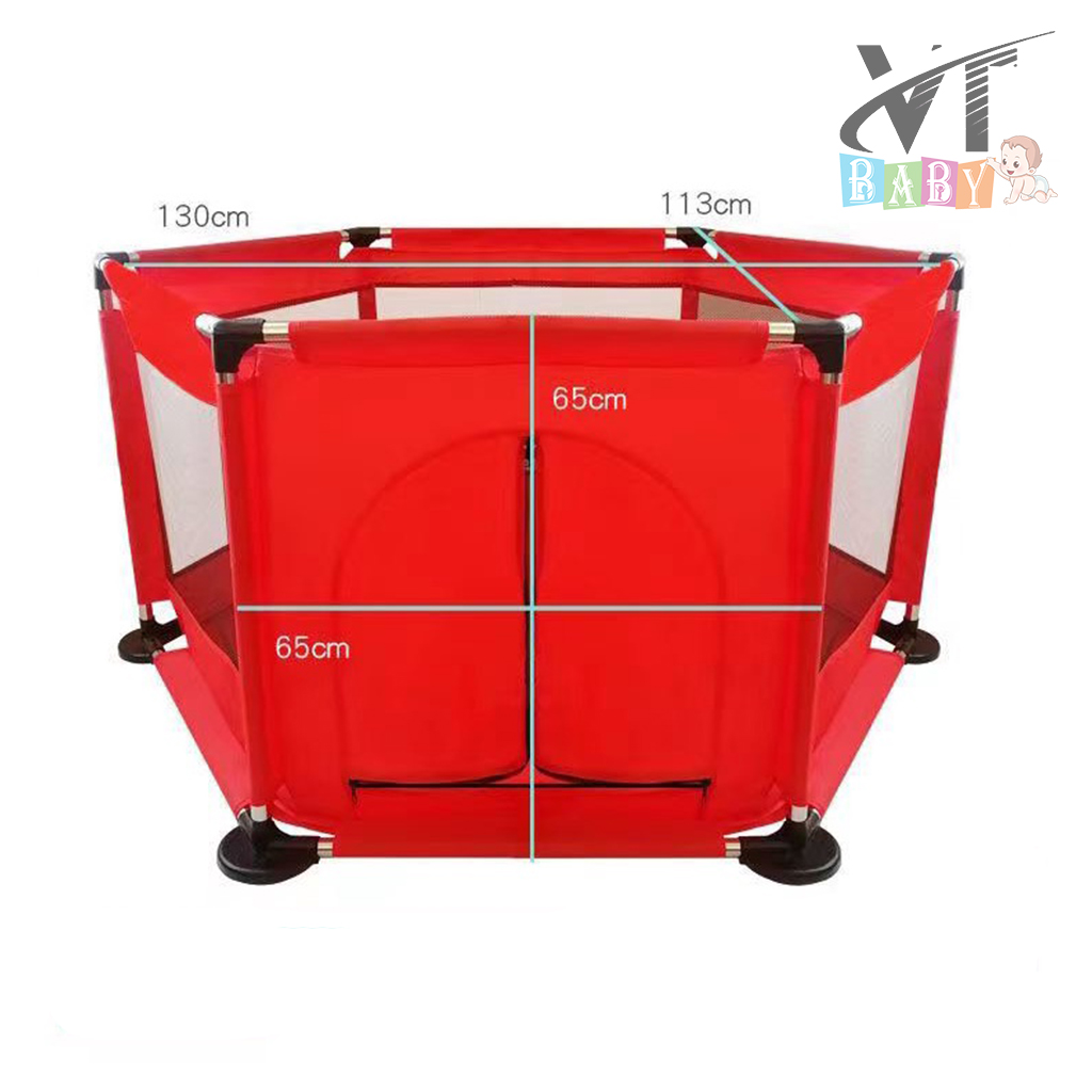 QUÂY CŨI LỤC GIÁC KIÊM NHÀ BÓNG CHO BÉ