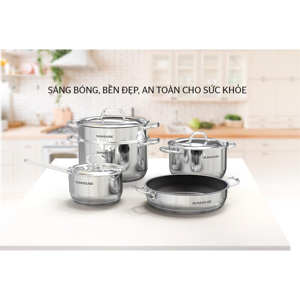 BỘ NỒI INOX 5 ĐÁY SHG995