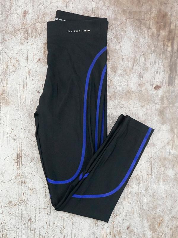Quần Legging Oysho Fitness High Waist Leggings Contrast Stripes - SIZE S/M
