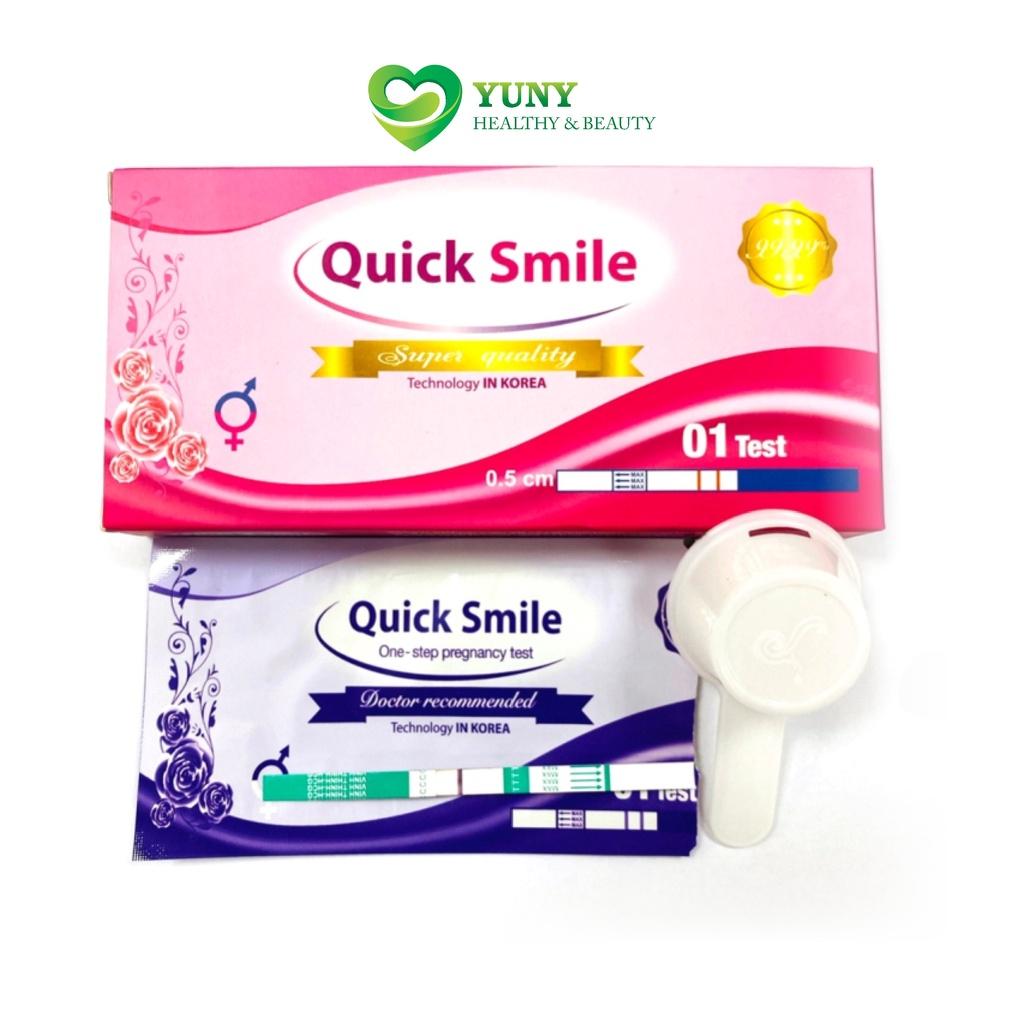 Que Thử Thai Quick Smile Hàn Quốc, Phát Hiện Thai Sau 7 ngày QH