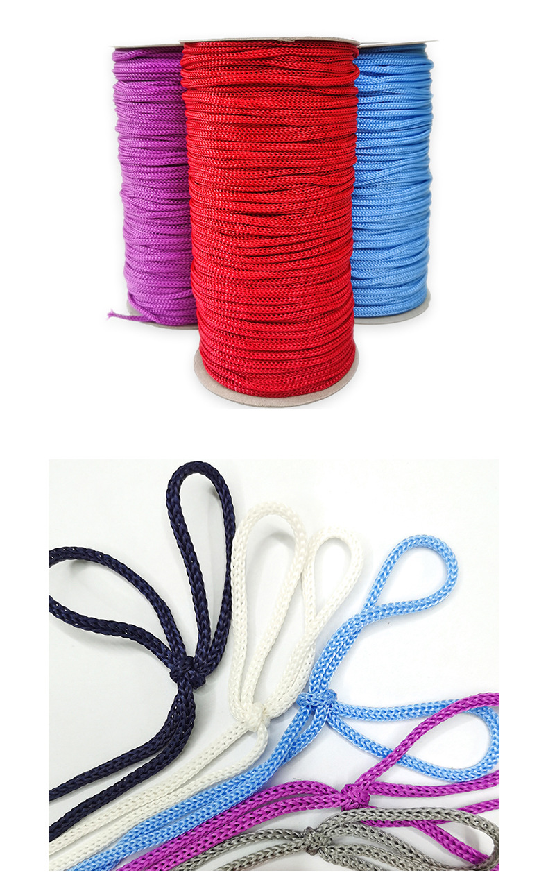 Dây dù paracord 9 lõi 4mm tròn - Dây phơi quần áo - Dây căng lều bạt dã ngoại - Giao mẫu ngẫu nhiên