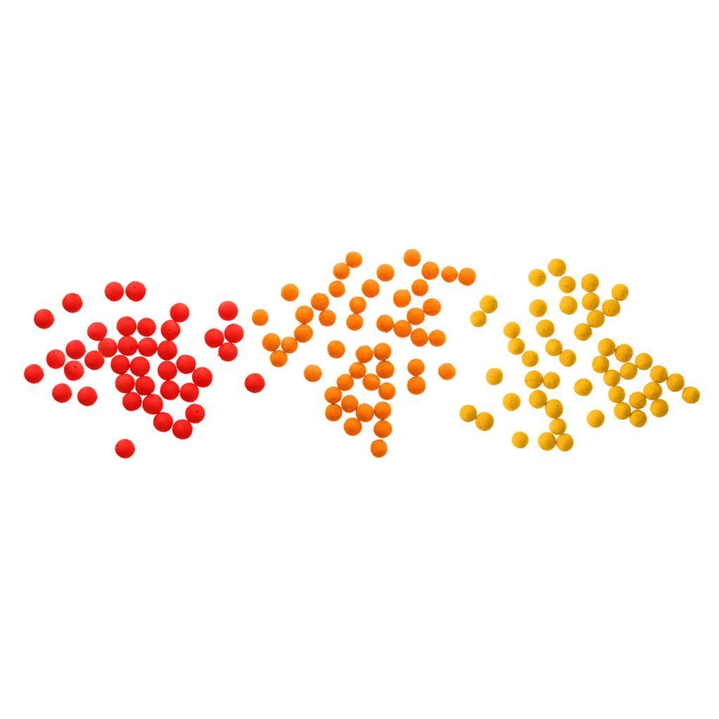 30PCS/Set Colorful Fishing Beads Assorted Soft EVA Round Bead Top Water Floating Ball Fishing Lures Baits Accessory