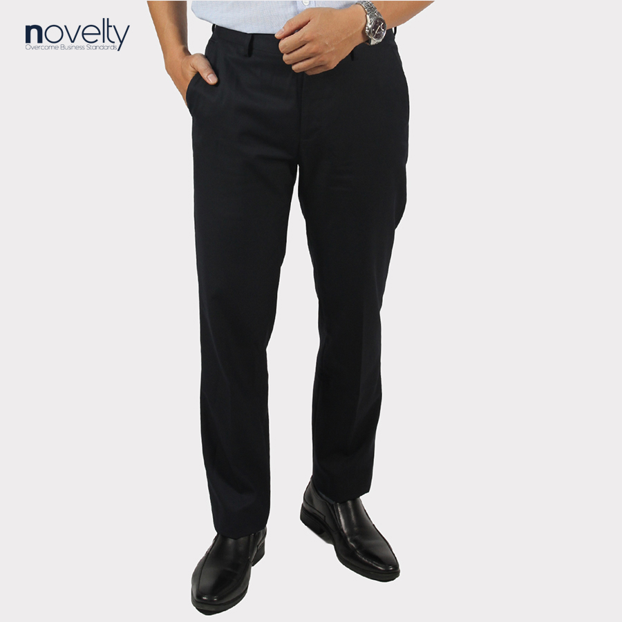 Quần tây nam Novelty 0Ply Regular fit xanh navy NQTMMDMPRR2209970