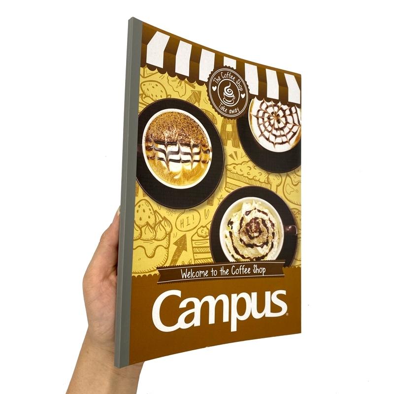 Vở Coffee Shop - B5 Kẻ Ngang Có Chấm 120 Trang ĐL 60g/m2 - Campus NB-BCOF120 (Mẫu Màu Giao Ngẫu Nhiên)