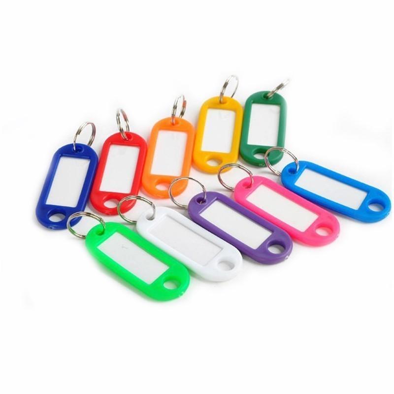 50 MÓC KHÓA THẺ GHI CHÚ HÀNH LÝ, ĐÁNH DẤU CHÌA KHÓA, THẺ TÊN NAME TAG GHI THÔNG TIN
