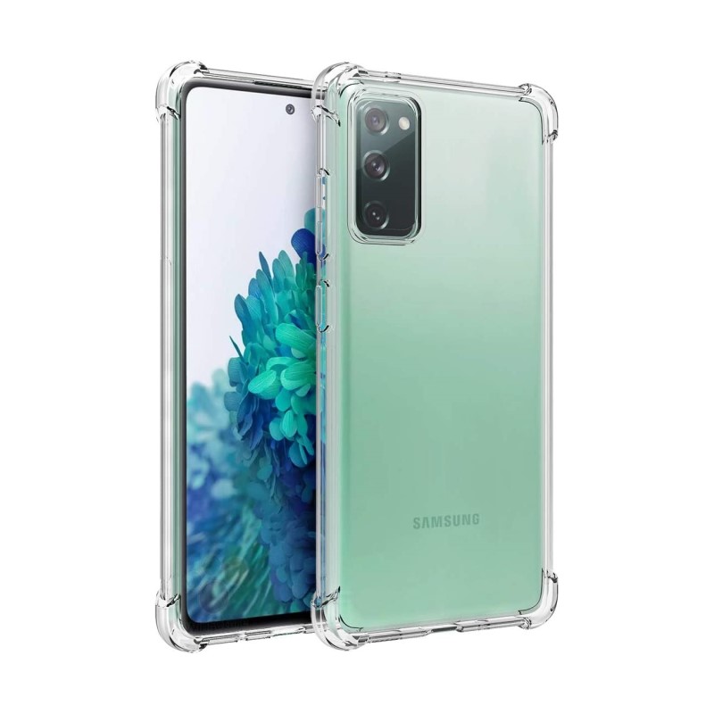 Ốp lưng cho Samsung S20 FE, S20 trong suốt chống sốc phát sáng khi bật led
