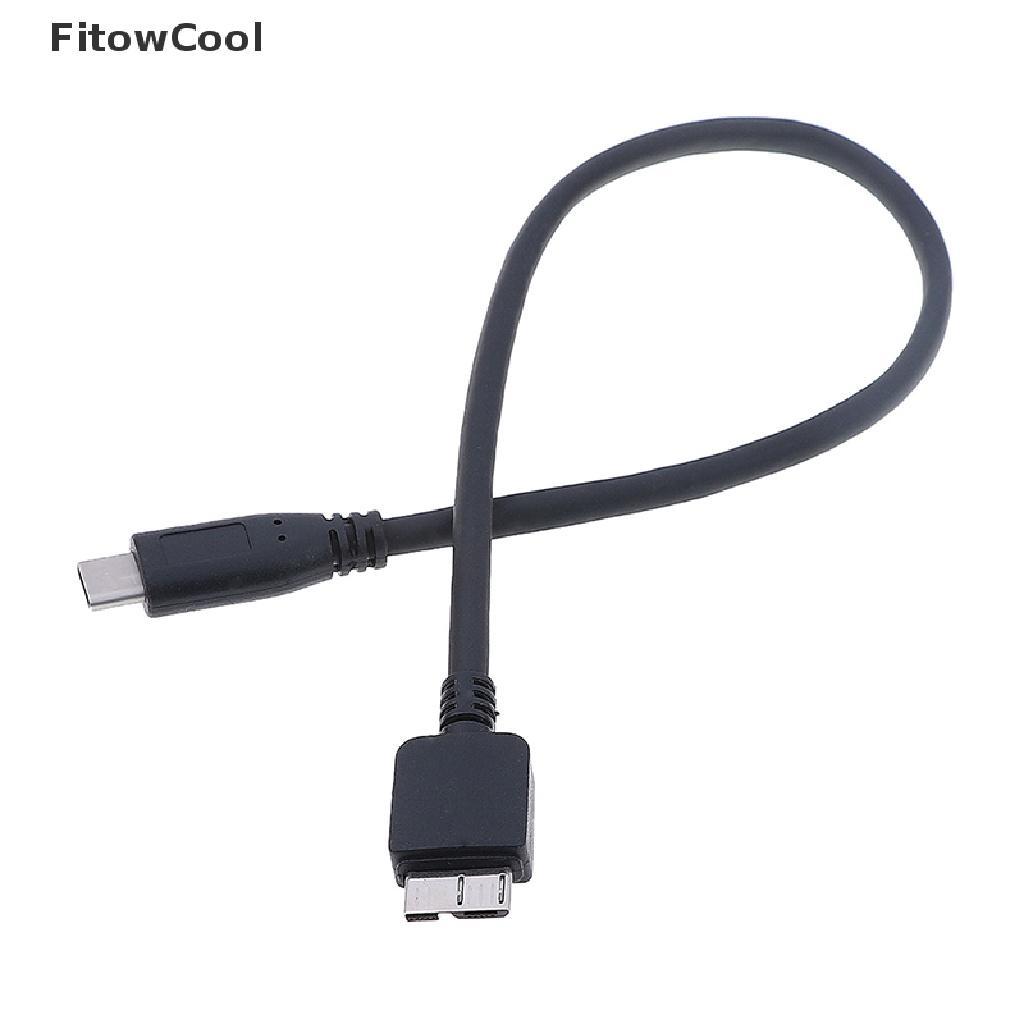 Dây cáp chuyển đổi từ USB C sang Micro USB Type C sang Micro USB dài 30cm dành cho ổ cứng hdd