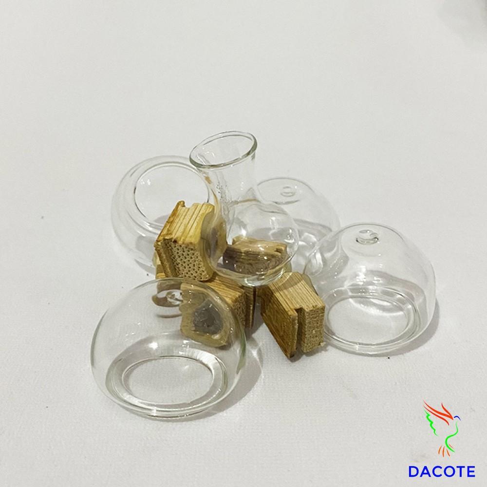 Cóng chim khuyên chất liệu thủy tinh cao cấp họa tiết siêu đẹp