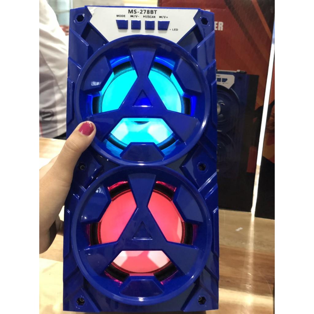 Loa bluetooth MS-278BT loa di động ngoài trời, có FM