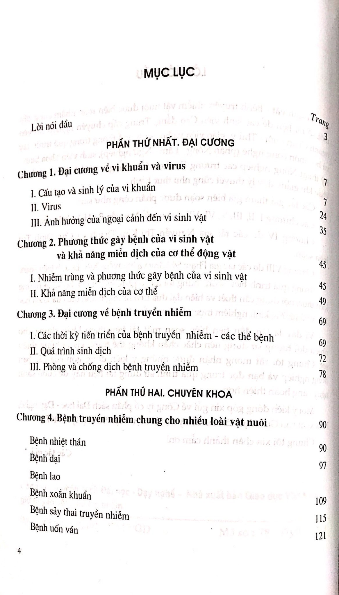 Vi Sinh Vật Bệnh Truyền Nhiễm Vật Nuôi