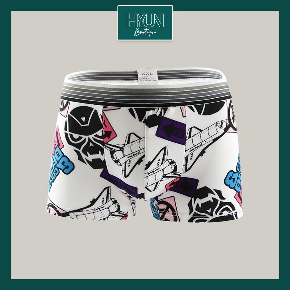COMBO - 1 hộp 4 quần & 1 quần mèo - quần boxer nam