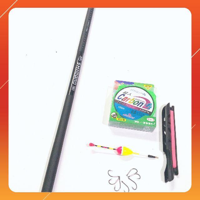 Bộ cần câu tay giá rẻ dài 2m7, 3m6, 4m5, 5m4, 6m3 kèm đủ phụ kiện