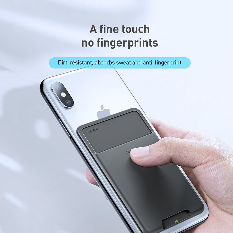 Túi ví Silicone Đựng Card/Tiền Dán Điện Thoại - Baseus chính hãng