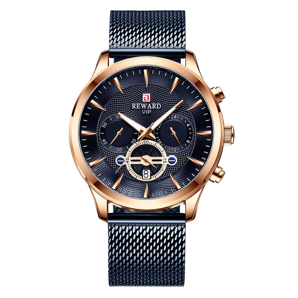 Đồng hồ nam Quartz Movement dây đeo bằng thép không gỉ,không thấm nước