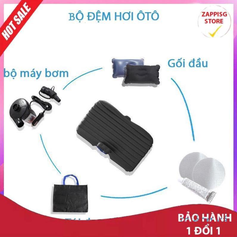 ️ Sale Đệm Hơi Ô Tô Chân Đế Rời Tiện Dụng – Có Kèm Bộ Bơm Cắm Điện Tẩu 12V