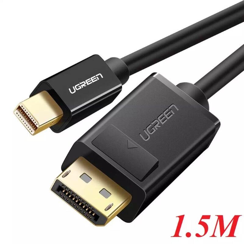 Ugreen UG10477MD105TK 1.5M Màu Đen Cáp chuyển đổi Mini DP sang DisplayPort hỗ trợ phân giải 4K x 2K - HÀNG CHÍNH HÃNG