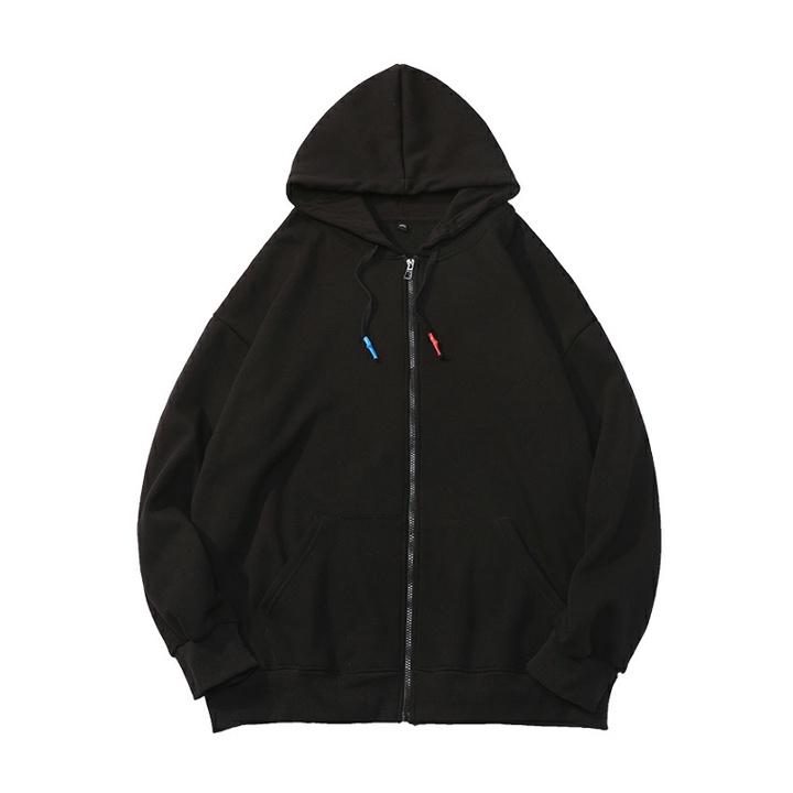 Áo Hoodie nam nữ, áo nỉ có khoá kéo chất liệu cao cấp from rộng phong cách Hàn Quốc