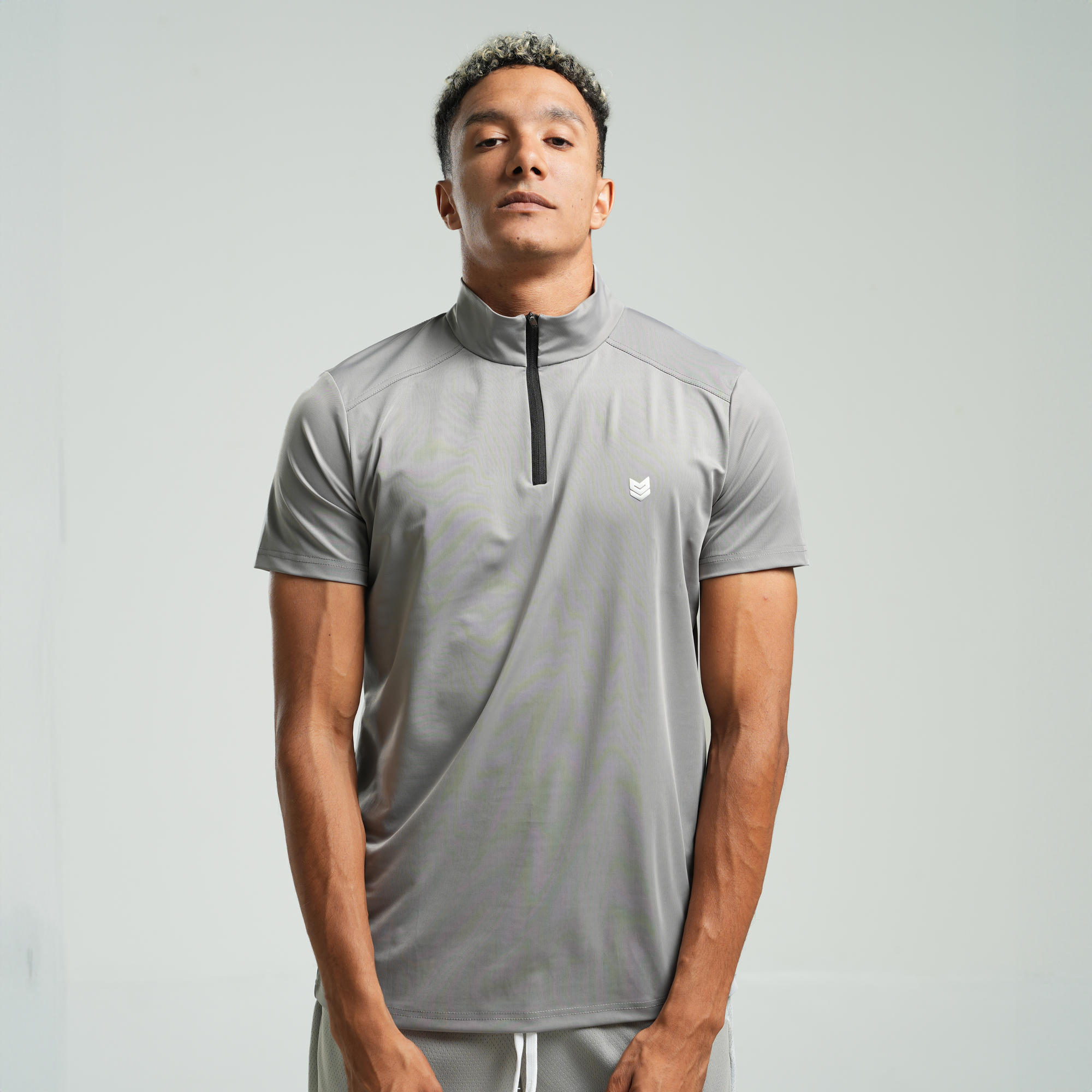 Áo ngắn tay Redikick Half zip Training Top co giãn Bóng Rổ Pickle ball Gym Chạy Bộ Bóng Đá Tennis
