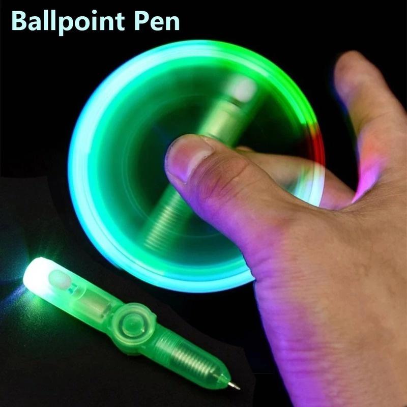 Bút Xoay Có Đèn LED Phát Sáng Nhiều Màu Vui Nhộn
