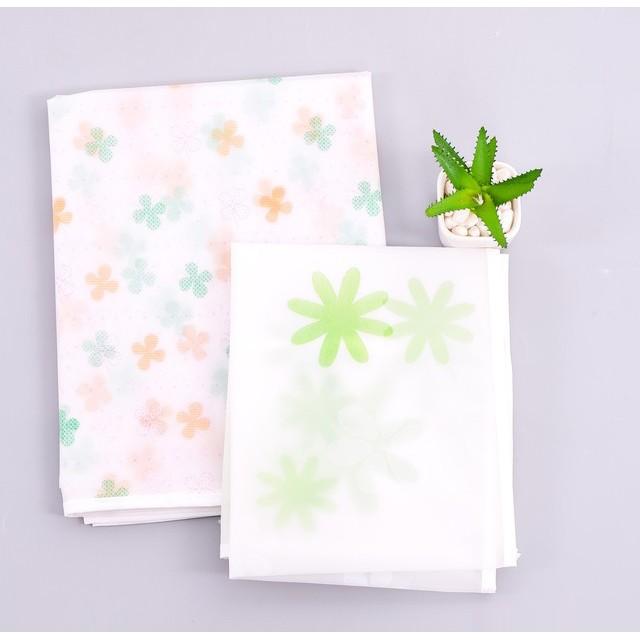 Combo 2 tấm phủ tủ lạnh nilon cho nhà thêm xinh