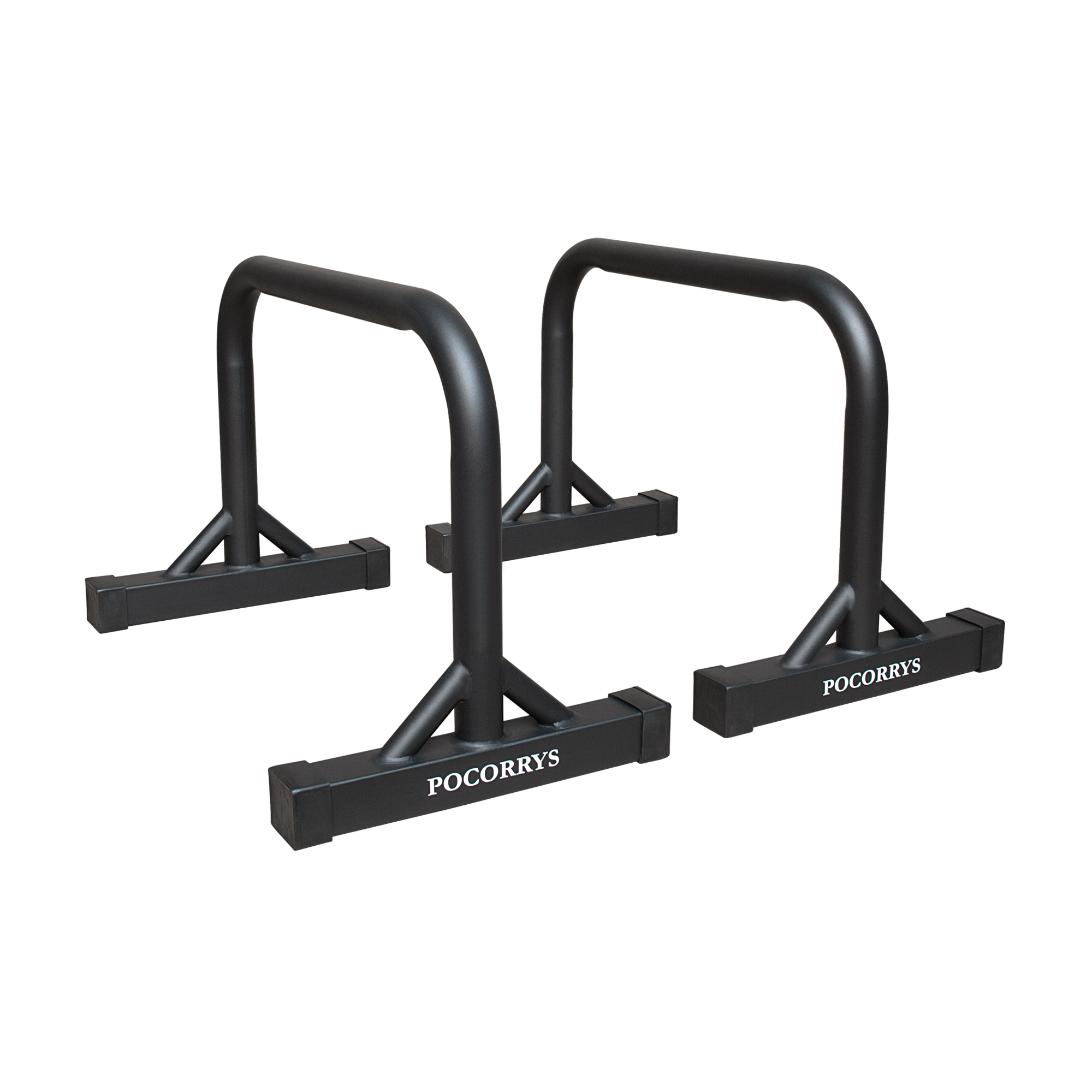 Combo 3 bộ Xà kép, Dụng cụ chống đẩy, Parallettes Pocorrys 01, Màu đen Full black