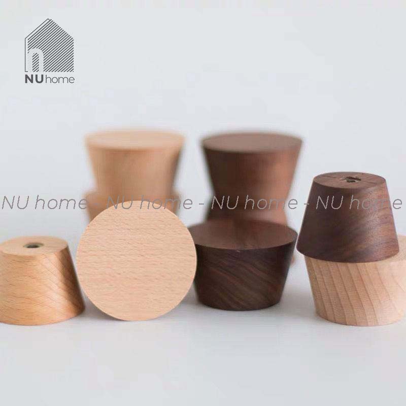 Móc gỗ treo đồ gắn tường hình nón