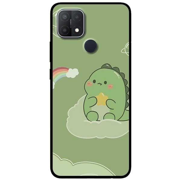 Ốp lưng dành cho Oppo A54 - A74 - A94 - A15 / A15s mẫu Khủng Long Cầu Vồng
