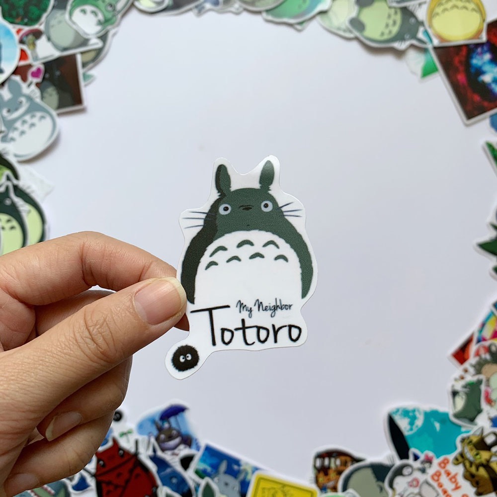Sticker Totoro set 60 ảnh có ép lụa