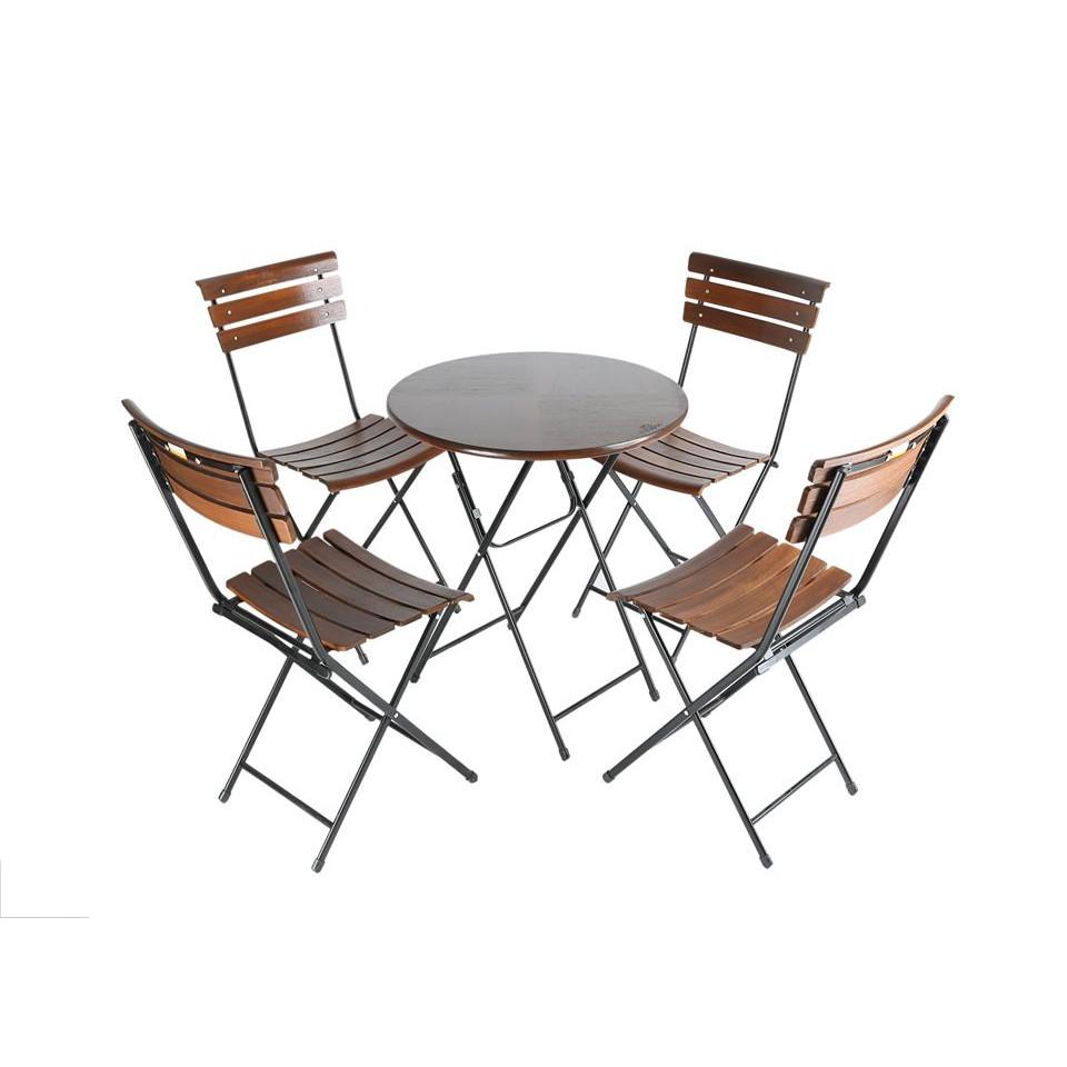 Bộ bàn tròn xếp cafe