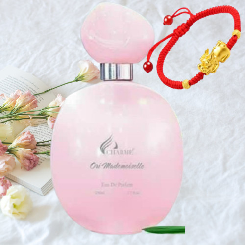 Nước hoa Nữ Charme Ori Mademoiselle 50ml - Tặng Kèm Vòng Tay May Mắn