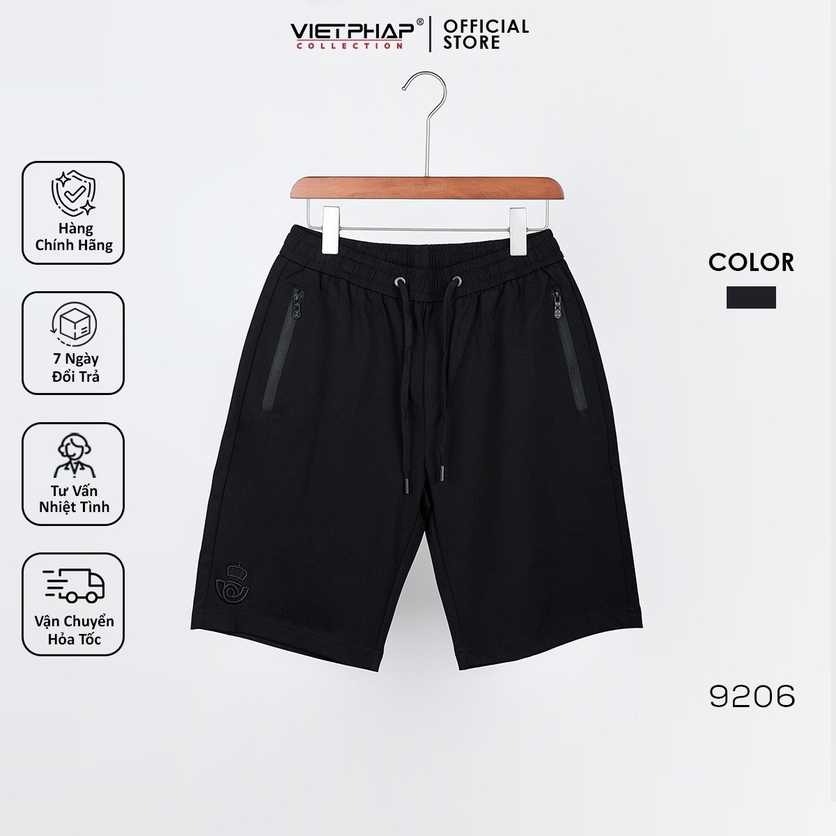 Quần Short Thun Cao Cấp VIỆT PHÁP/ Form Suông  - Chất liệu cotton thoáng mát co dãn tốt 9206