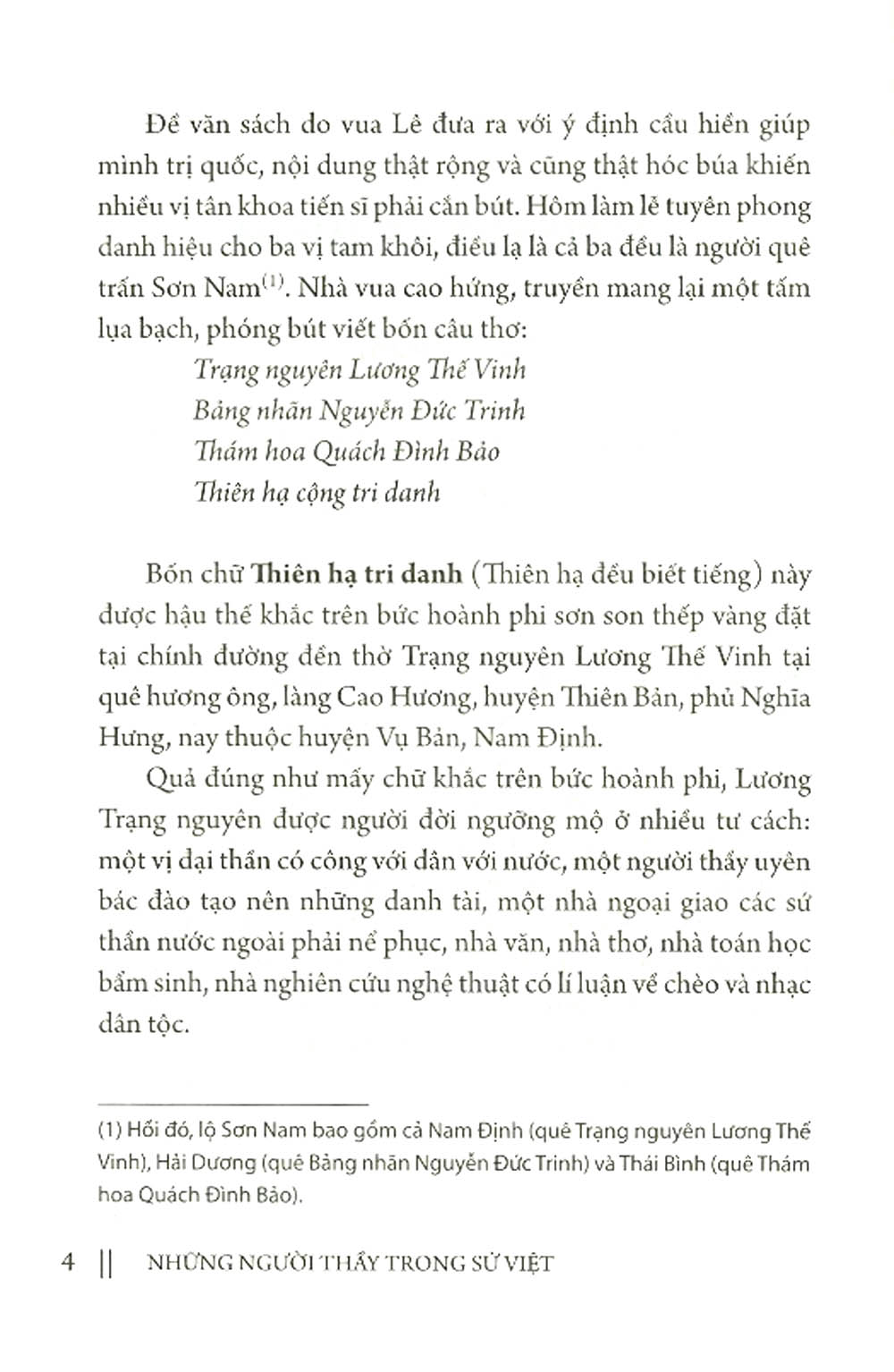 Những Người Thầy Trong Sử Việt - Tập 2