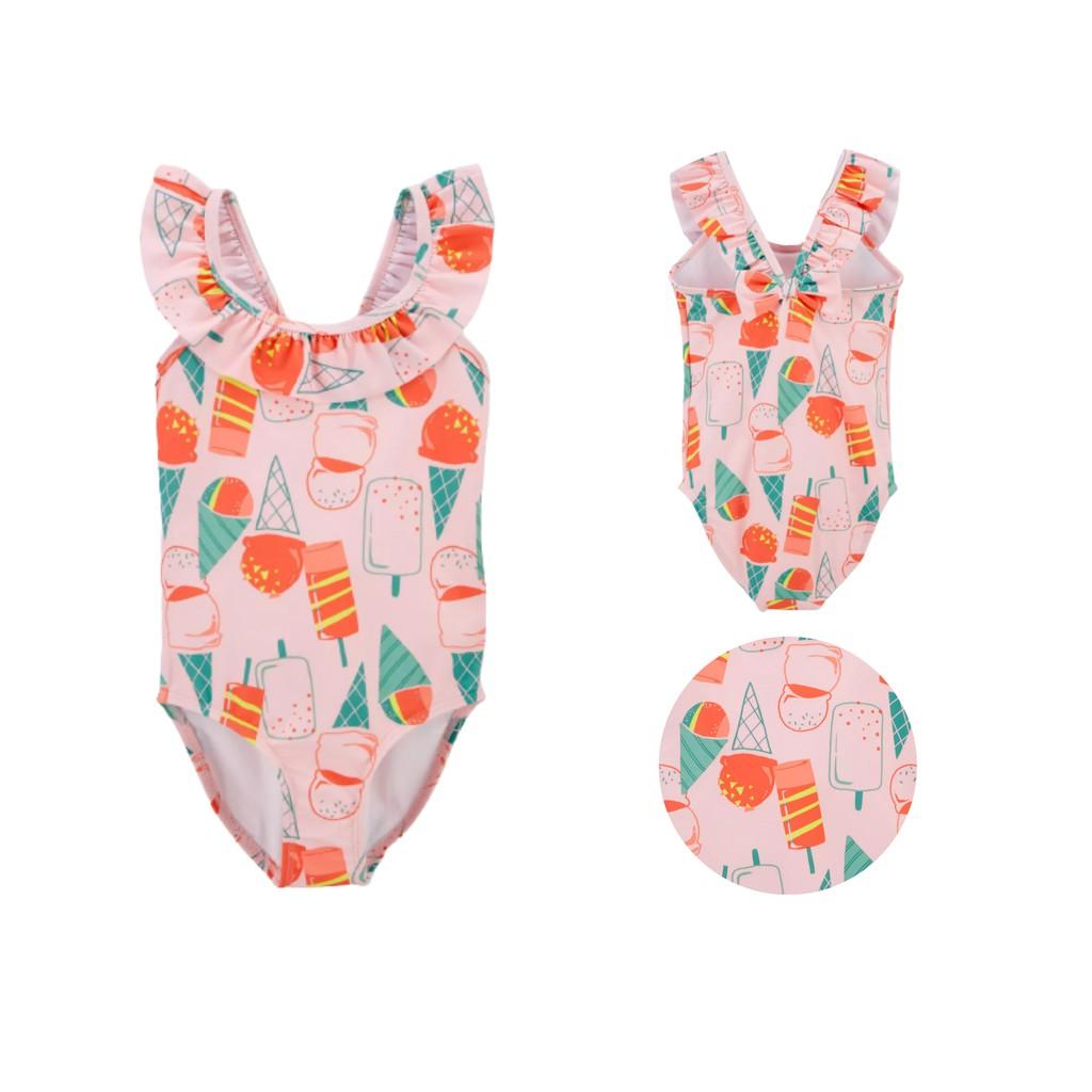 Đồ bơi cho bé, đồ bơi bé gái, bikini liền thân hàng xuất dư Xu Xu Kids size từ 3M đến 5 tuổi