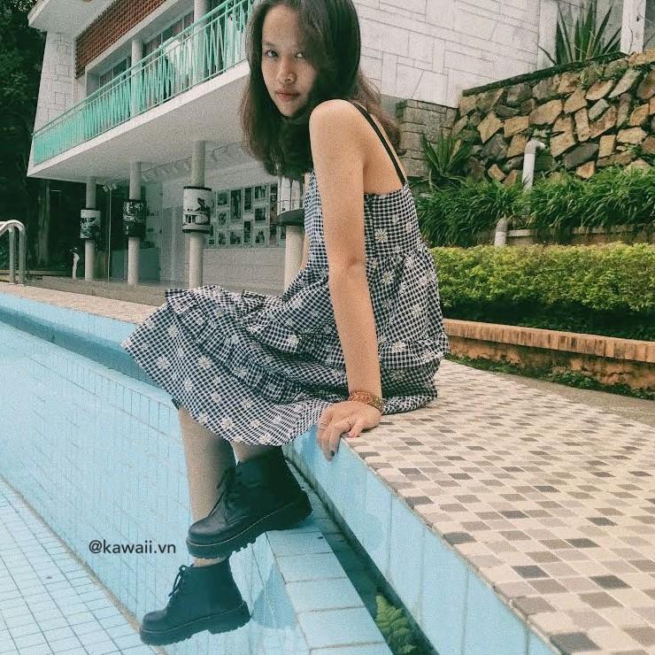 Giày BASIC BOOTS cao cổ đế 4cm chất da cao cấp