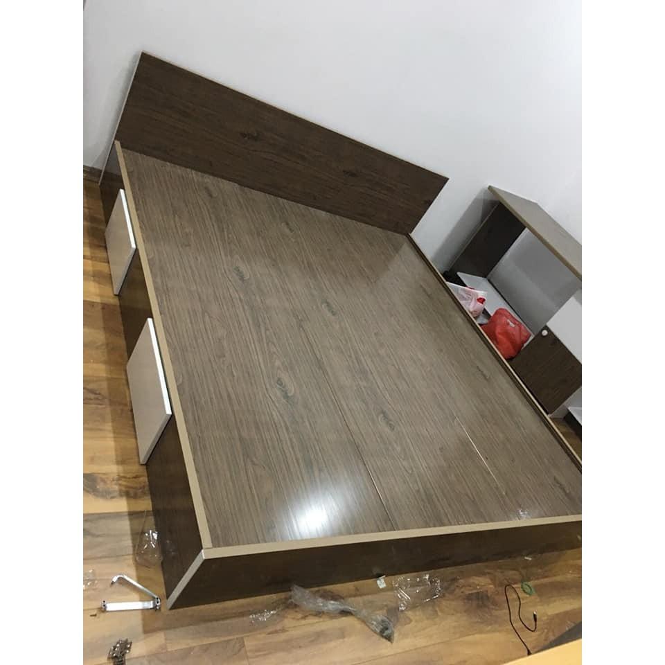 GIÁ RẺ NHẤT Giường Gỗ MDF (1m6 x 2m) Chất Lượng Cao Đủ Mẫu Và Màu Sang Trọng Cùng Phương Châm Bền - Rẻ - Đẹp