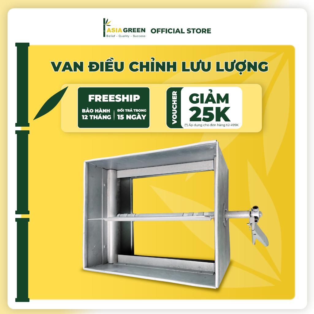 Van Gió Tay Gạt, Điều Chỉnh Lưu Lượng Gió, Đóng/Mở Van Chủ Động, Cho Công Trình, Asia Green (Giá bao gồm VAT)