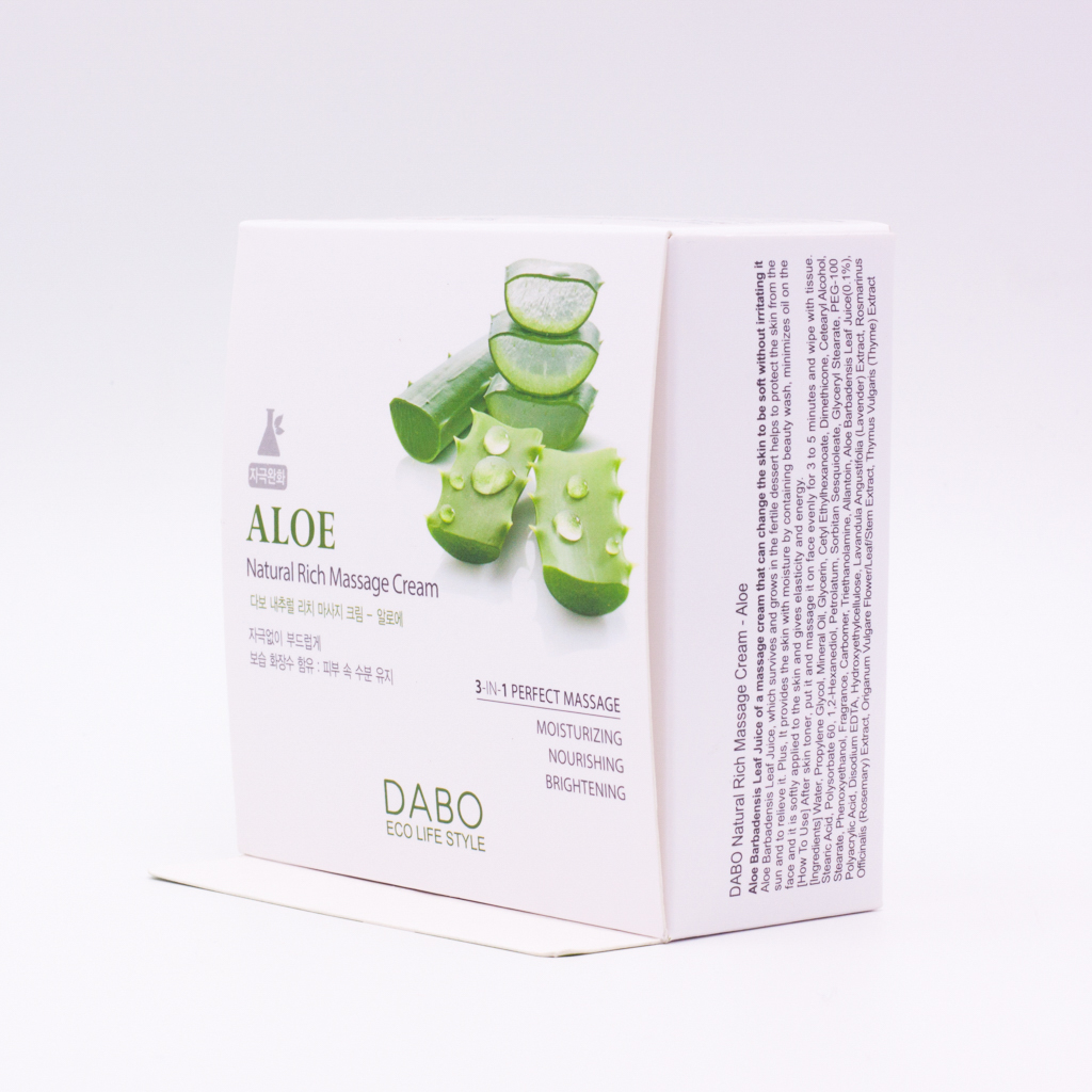 Kem Massage Nha Đam Hàn Quốc cao cấp Dabo Aloe (200ml) – Hàng Chính Hãng